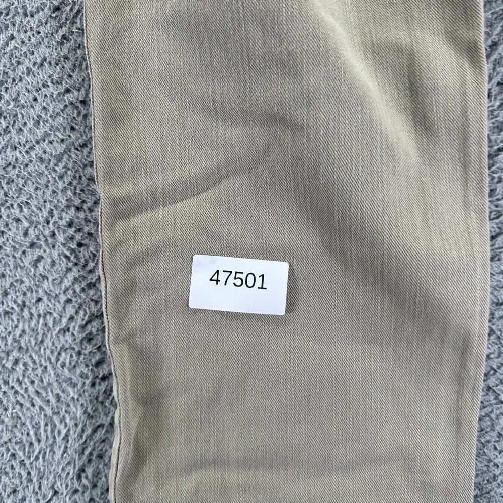 L.L.Bean Signature Pant Men 36x32 Beige Cotton Chino Straight Slim Preppy Career